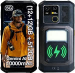 AGM G3 nutitelefon ilma lepinguta Android 15, v&auml;ljas nutitelefon 12GB + 512GB, 64MP + 50MP + 2MP, 10000mAh/33W v&auml;ljas mobiiltelefon 6.72 tolli FHD + 120Hz, Dual SIM IP68/NFC/OTG/GPS/Face ID