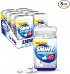 SMINT 2H Clean Breath Piparm&uuml;nt, 8 suurt pakendit 150 piparm&uuml;ndipastilliga, suhkruvabad piparm&uuml;ndid &uuml;le 2 tunni v&auml;rsket hinge&otilde;hku, 8 x 105 g.