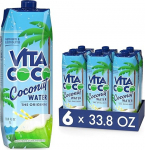 Vita Coco Puhas kookosvesi 6 x 1 L, looduslikult niisutav koos elektrol&uuml;&uuml;tidega, gluteenivaba, C-vitamiini ja kaaliumiga t&auml;idetud.