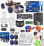 OSOYOO Robot Car V1.0, Electronic Building Kit, Robot Kit, Electronic Construction Kit for Adults, Programmable & Smart Robot Toy, Programmable Robotic Set, Electronic Kit for Arduino UNO
