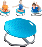 Sensory Swivel Chair lastele, 360&deg; p&ouml;&ouml;rlev tool koos tasakaalu treeninguga, soodustab koordinatsiooni ja tasakaalu, sensoorset m&auml;nguasja poistele ja t&uuml;drukutele, ideaalne autismi puhul