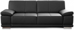 Cavadore Corianne 2.5 Seater Sofa, Small Real Leather Couch