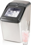 DOMO DO9247IB Ice Cube Maker Pro 'Ice Maestro' - 15 kg/24 Hours - 2.8 L - Self-Cleaning Program - Stainless Steel