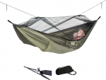 AMAZONAS Trekking Set XXL Ultra-Light Hammock Mosquito Traveller Thermal + Suspension, soojakaitse ja putukakaitse, magamismati jaoks, kompaktne, maksimaalne koormus 150 kg, m&otilde;&otilde;tmed