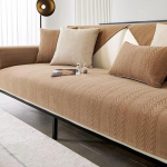 ZOKT Diivanikate L kuju 1 2 3 4-kohaline diivan viskamine libisemisvastane nurgakate Diivanikaitse Diivanikaitse diivanikate khaki 90 x 120 cm