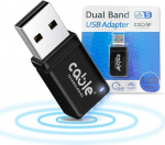 2,4/5,8 GHz Dual Band USB WiFi Stick, 1300 Mbps WiFi antenn, Plug and Play, traadita v&otilde;rguadapter arvutile/lauaarvutile/tahvlile/lauaarvutile, &uuml;hildub Windows, Mac OS X 10.9 kuni 10.15 versioonidega