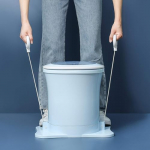 Tragbarer Schleudertrockner - Manuelle Mini-W&auml;schetrocknungsmaschine f&uuml;r effizientes Trocknen von Kleidung, ideal f&uuml;r Wohnungen, Schlafs&auml;le und Camping