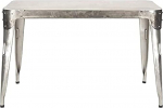 Safavieh Antique Silver Metal Dining Table 121 x 71 x 76.20 cm