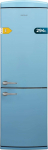 Cecotec Retro Bolero CoolMarket Combi Origin 294+ Blue E, E-klass, 294 L, Total No Frost, Mini Cooling, Convertible Box, Ultra Fresh, Fast Freezing, Multi AirFlow, Eco Mode