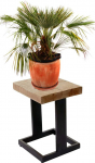 Mendler HWC-A15 lillestendist taimelaua puupool, rustikaalne massiivne kuusepuit, MVG-sertifikaat 48 x 36 x 32 cm