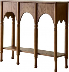 &Otilde;huke diivan peamise diivani taga, pikk konsool sissep&auml;&auml;su juures, praktilise k&otilde;rgusega, sobib elutuppa, magamistuppa ja koridoridesse (pruun, L)