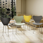 4 s&ouml;&ouml;gitooli komplekt, elutoa toolid seljatoega pol&uuml;prop&uuml;leenist, kaasaegne ja stiilne, s&ouml;&ouml;gitoa v&otilde;i s&ouml;&ouml;gilaua tool, k&ouml;&ouml;gitool, metalljalad, 45,5 x 40 x 82,5 cm,