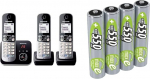 Panasonic KX-TG6824GA DECT juhtmeta telefon koos automaatvastajaga