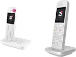 Deutsche Telekom Wireless Sinus A12 koos automaatvastajaga ja telekommunikatsiooni lauatelefoniga Speedphone 12 in White Cordless | Kasutamiseks koos praeguste ruuteritega, millel on integreeritud DECT-CAT-iq liides.