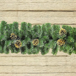 Dmora Ventina j&otilde;ulukaunistus, j&otilde;ulukaunistus, pidulik kaunistus, valmistatud Itaalias, 275 x 28 x 28 cm, roheline