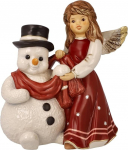 Goebel Inglifiguur Cuddly Winter Night - Taevalik S&otilde;numitooja J&otilde;ulud Bordeaux