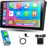 Motorsi 4+64G autoraadio Ducato 3/Peugeot Boxer 2/Citroen Jumper2 raadio koos juhtmevaba Carplay/Android autoga, 9-tolline autostereo GPS Navi/WiFi/Bluetooth/FM/SWC/Mirror Link/Canbus + Camiga