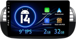 MISONDA [2G + 32G] Android 14 autoraadio Fiat 500 2007-2014 koos 9-tollise IPS stereoga koos GPS Naviagtion/Carplay/Android Car/BT5.0/Mirror Link/WiFi/DSP/RDS FM/Camera