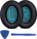 Asendatavad k&otilde;rvapadjad Bose QuietComfort 35 (QC35) k&otilde;rvaklappidele K&otilde;rvapadjad sobivad ka Quiet Comfort 35 II (QC35II) k&otilde;rvaklappidele (must/sinine).(Must/sinine)