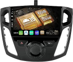 SXAUTO - 6G + 128G - Android 12 IPS autoraadio Ford Focusile (2012-2017) - Sisseehitatud Carplay/Android Car/DSP - LED kaamera + MIC - DAB roolijuhtimispult kiire boot 360-CAM WiFi AHD - 2 DIN 9 tolliga