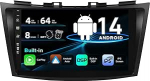 SXAUTO Android 12 IPS autoraadio sobib Suzuki Swift/Ertiga (2011-2017) - Sisseehitatud Carplay/Android Car/DSP - Kaamera + MIC - 4G + 64G - DAB WiFi 360-kaamera AHD roolijuhtimispult BT5.0-2 DIN 9