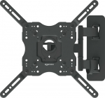 Amazon Basics Black Swivel Tilting TV Bracket for 26" - 55" Curved & Flat TV or Monitor up to 80lbs (36kg) Max VESA 400x400mm