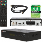 RED OPTICUM AX 150 satelliidi vastuv&otilde;tja salvestusfunktsiooniga PVR I Digitaalne satelliidi vastuv&otilde;tja HD HDMI - SCART - USB - koaksiaal I 12 V toide ideaalne telkimiseks I vastuv&otilde;tja satelliitantennile I vastuv&otilde;tja satelliitantennile