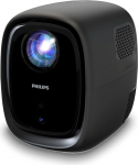 Philips, Neopix 130 kodukino projektor, t&auml;iustatud pildikorrektsioon, Full HD 720p, t&auml;iustatud LED valgusallikas, Wi-Fi peegelrežiim, stereoheli, &uuml;hendatud operatsioonis&uuml;steem, must