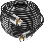 Siwket 8K HDMI fiiberoptiline kaabel 15 m, optiline HDMI 2.1 kaabel 48Gbps Ultra High Speed 8K @ 60Hz 4K @ 120Hz Dynamic HDR eARC HDCP 2.2 & 2.3 HDTV/Projektor/Hoome Cinema/TV Box jaoks