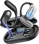 Avatud k&otilde;rvaklapid 50 tundi traadita Bluetooth 5.4 HiFi k&otilde;rvaklapid paindlike k&otilde;rvaklappidega 4 ENC mikrofoni 1 tund kiirlaadimist C-t&uuml;&uuml;pi kaabli topelt LED-laadimiskarp Smart Touch &uuml;le k&otilde;rvaklappide k&otilde;rvaklappide jaoks