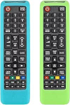 2 Pack Silikoonist kaugjuhtimispult Samsung TV BN59-01175N BN59-01315B AA59-00741A AA59-00786A Kaugjuhtimispuldi pestav mittelibisev libisemisvastane paelaga