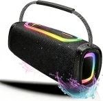 Kaasaskantav Bluetooth-k&otilde;lar IPX7 vee- ja tolmukindel, 20-tunnine aku kestvus, Bluetooth 5.3, 30 W stereoheli koos bassiv&otilde;imendusega, RGB-valgustus peole/v&auml;ljakule/rannikule, USB-C kiirlaadimine