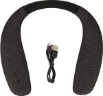 Bluetooth k&otilde;lar kaelarihmaga, stereoheli, traadita, kaasaskantav k&otilde;lar, kaasaskantav kehak&otilde;lar, k&auml;ed-vabad k&otilde;ned, selged k&otilde;ned koju, &otilde;ue, spordi jaoks, (must)