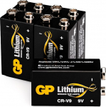 GP Lithium 9 V plokkpatareid Longlife, 9 Volt Li-MnO2, 5 tk, 9 V plokk liitium, ideaalne suitsuanduri patarei, tulekahjuandurite, mikrofonide jne jaoks.