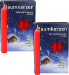 OLShop AG 2 j&otilde;uluk&uuml;&uuml;nla punased umbes 15 x 125 mm (2 x 12 tk) J&otilde;uluk&uuml;&uuml;nlad P&uuml;ramiidk&uuml;&uuml;nlad P&uuml;ramiidk&uuml;&uuml;nlad