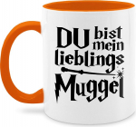 Mug 325 ml - Statement - Du bist mein Lieblingsmuggel Black - 325 ml - Orange - Kohvitassid S&otilde;nad Avaldused Fan Mug Statement Mug Happy New Year Tea Cups Coffee Cups New Year Cup