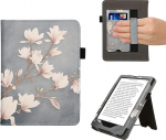 kwmobile Flip Case &uuml;hildub Amazon Kindle Paperwhite 11. p&otilde;lvkonna 2021 &uuml;mbrikuga - Flip Case Kindle Paperwhite &uuml;mbrik randmerihmaga - Magnolia