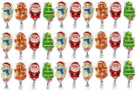J&otilde;ulukommid Candy Mix 30 tk I J&otilde;ulumotiividega kommid I J&otilde;uluvana I Lumememm I J&otilde;ulupuu Santa & Secret Santa Kingitused Shipsy Block