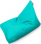 HAPPERS Pyramid XL Faux Leather Indoor Bean Bag Turquoise