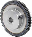 Hammasratas 1M80T V&auml;lisl&auml;bim&otilde;&otilde;t 82 mm Puuraugu l&auml;bim&otilde;&otilde;t 6/8/10/12 mm Leebest terasest hammasratas (10 x 3 x 1,4 mm)