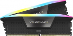 Corsair Vengeance RGB DDR5 RAM 16GB (2x8GB) 5200MHz CL40 Intel XMP 3.0 lauaarvuti m&auml;lu - must (CMH16GX5M2B5200C40)