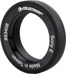 Celestron 93408 Sony E Mount T-r&otilde;ngas 42 mm l&auml;bim&otilde;&otilde;duga keermega - maapealse ja taevakeha pildistamiseks, &uuml;hildub Sony E-Mount peegelkaamerate ja Celestroni T-adapteritega, must