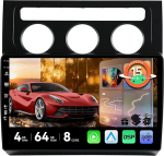 MSD Android 15 Autoradio f&uuml;r VW Touran (2003-2010) | 4G+64G,Octa-Core - GPS Navi Radio | CarPlay Android Auto Lenkradsteuerung Dual-Band WiFi DSP DAB | Tagfahrkamera | 2 Din 10.1 Zoll