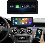 Road Top 10,25-tolline traadita CarPlay juhtmevaba CarPlay Android auto puuteekraan Mercedes Benz A/CLA/GLA klassile W176 C117 X117 X156 2013-2015 aasta NTG4.5/4.7 s&uuml;steemiga, tugi Mirrorlinkile