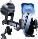 Miracase Kfz-Handyhalterung f&uuml;r Autos, Armaturenbrett, Windschutzscheibe, Schreibtisch, 3-in-1-Handyhalterung, 360&deg; p&ouml;&ouml;ratav St&auml;nder, GPS-Fahrzeughalterung f&uuml;r iPhone 17, 16, 15 Pro Plus, Max, 14, 13