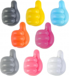 16 tk p&ouml;idla kaabliklambrid, p&ouml;idla seinakonksud, isekleepuv kaabli korraldaja hoidja, kaabli korrastusklambrid, kleepuvad konksud koju, kontorisse, lauale, andmekaablile