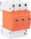 YWBL-WH 3P liigpingekaitse 20kA-40kA 420V AC liigpingekaitse madalpinge liigpingekaitse - mehaaniline l&uuml;liti - hingekahvel - sisse/v&auml;lja - oranž