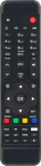 Kaugjuhtimispuldi asendaja Amiko HD8140, HD8150, HD8155, HD8240, HD8250+, HD8265+, HD8320, HD8330, HD8340, HD8820, HD265, Impulse, Micro HD, Mini Combo 3, Mini HD, Mira 2 WI-F I, MIRA 3 kaugjuhtimispuldi jaoks.