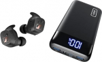 Sennheiser Sport True Wireless k&otilde;rvaklapid - Bluetooth k&otilde;rvaklapid & INIU Power Bank, 20000mAh Power Bank kiirlaadimisfunktsioon USB C sisend & v&auml;ljund