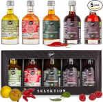 Gepp's Feinkost mahe&auml;&auml;dikas ja -&otilde;li degusteerimis- ja kinkekomplekt, 5 x 50 ml, kvaliteetne &auml;&auml;dikas ja &otilde;lid elegantses pakendis, valmistatud oma retsepti j&auml;rgi, kingiidee s&uuml;nnip&auml;evaks